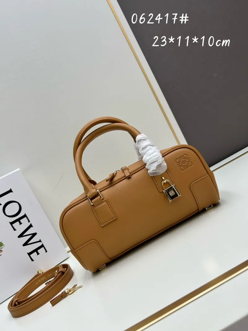 LOEWE Tan Leather Handbag 062417