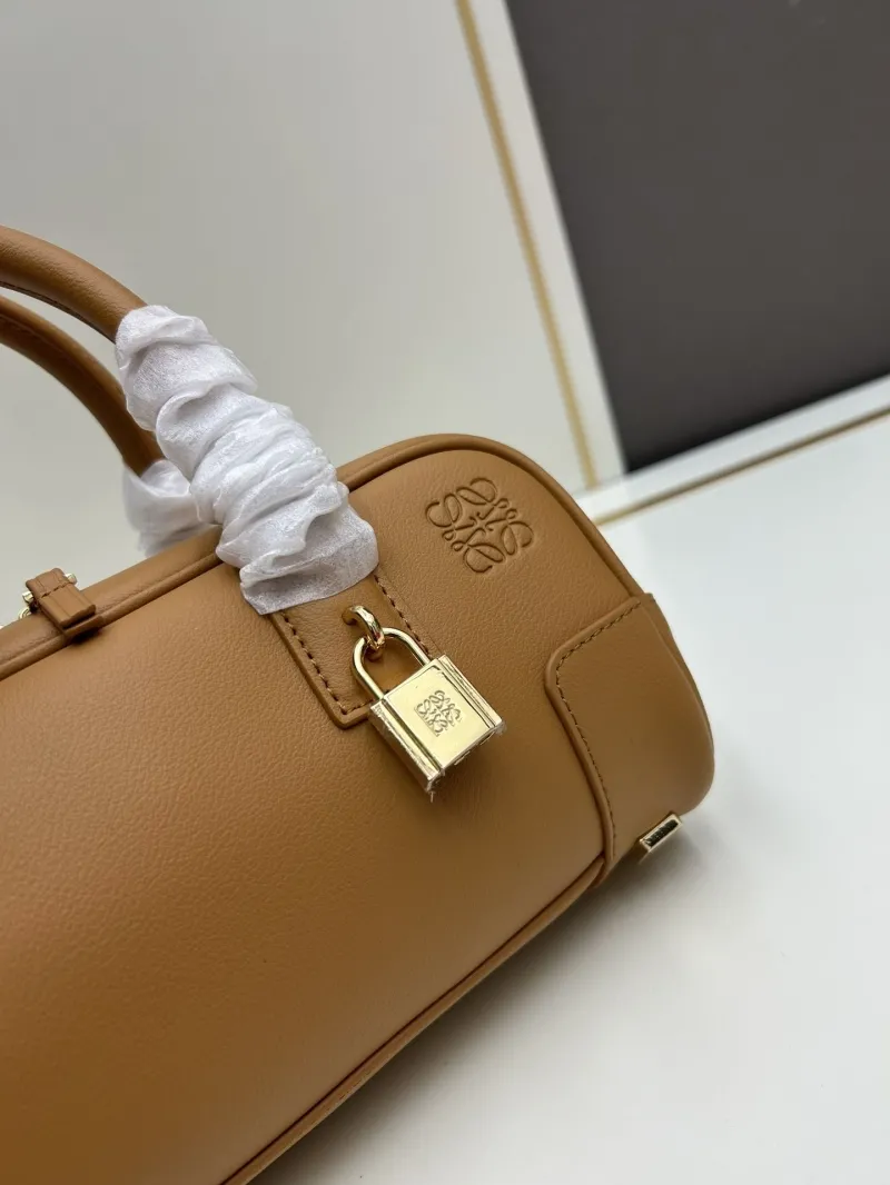 LOEWE Tan Leather Handbag 062417 - Image 4