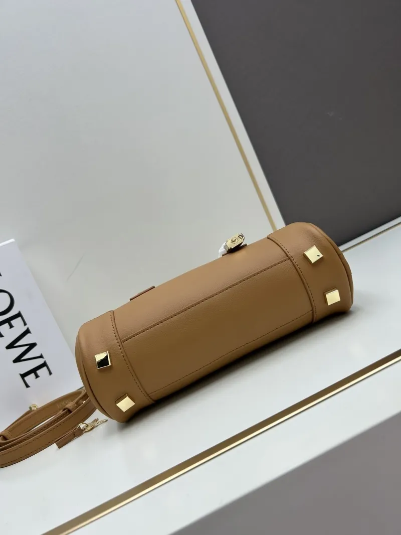LOEWE Tan Leather Handbag 062417 - Image 5