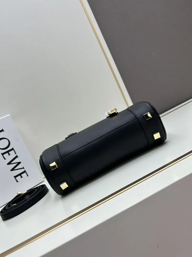 LOEWE Black Leather Handbag 062417 - Image 5