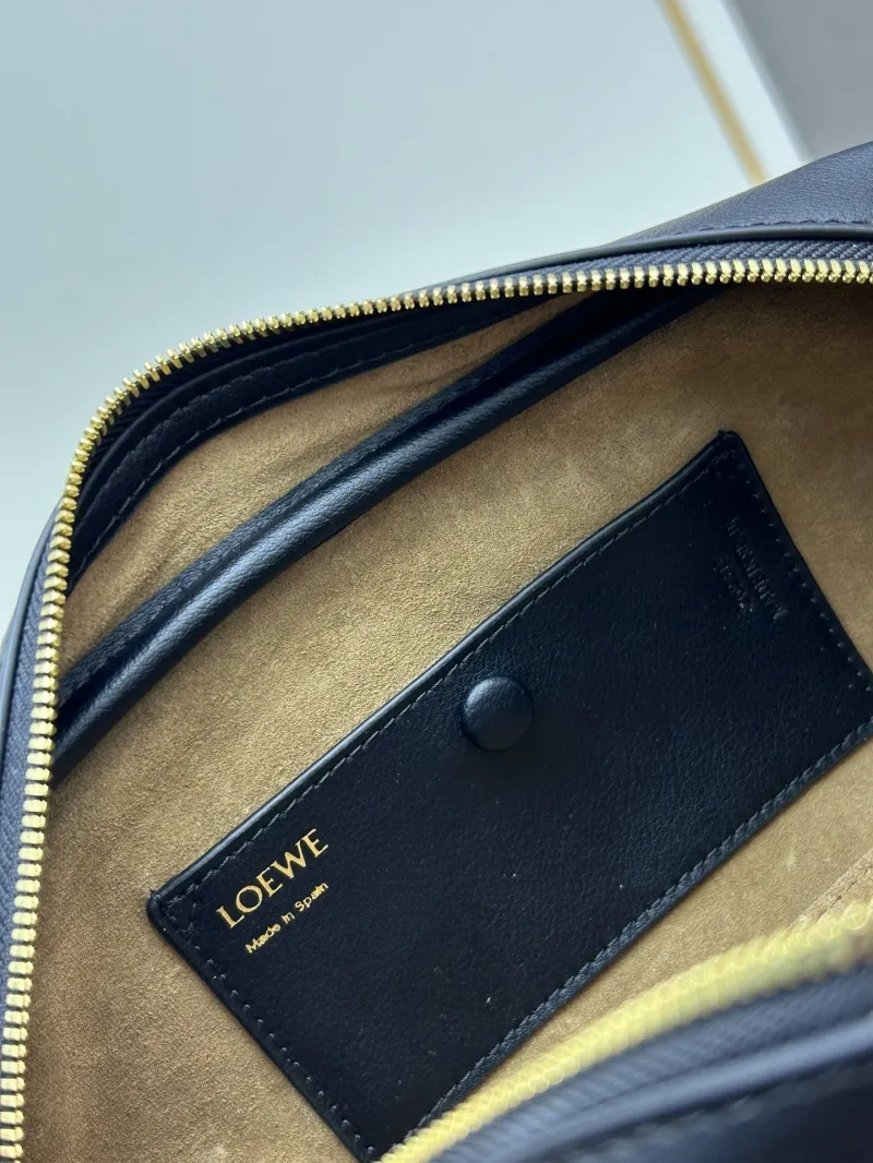 LOEWE Black Leather Handbag 062417 - Image 9