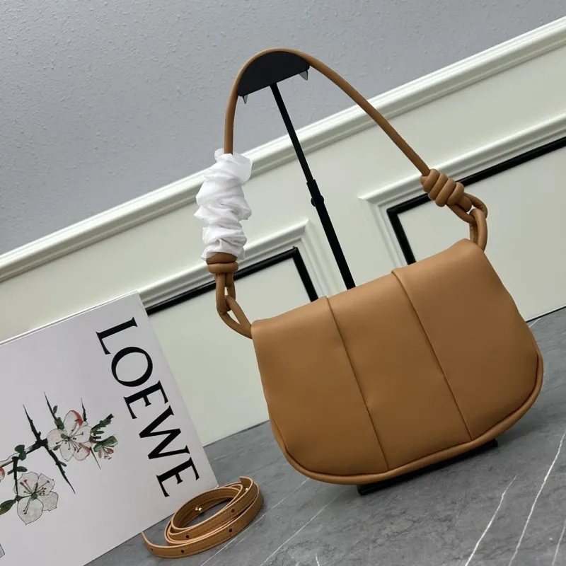 Alternative view of LOEWE Tan Leather Shoulder Bag 062138