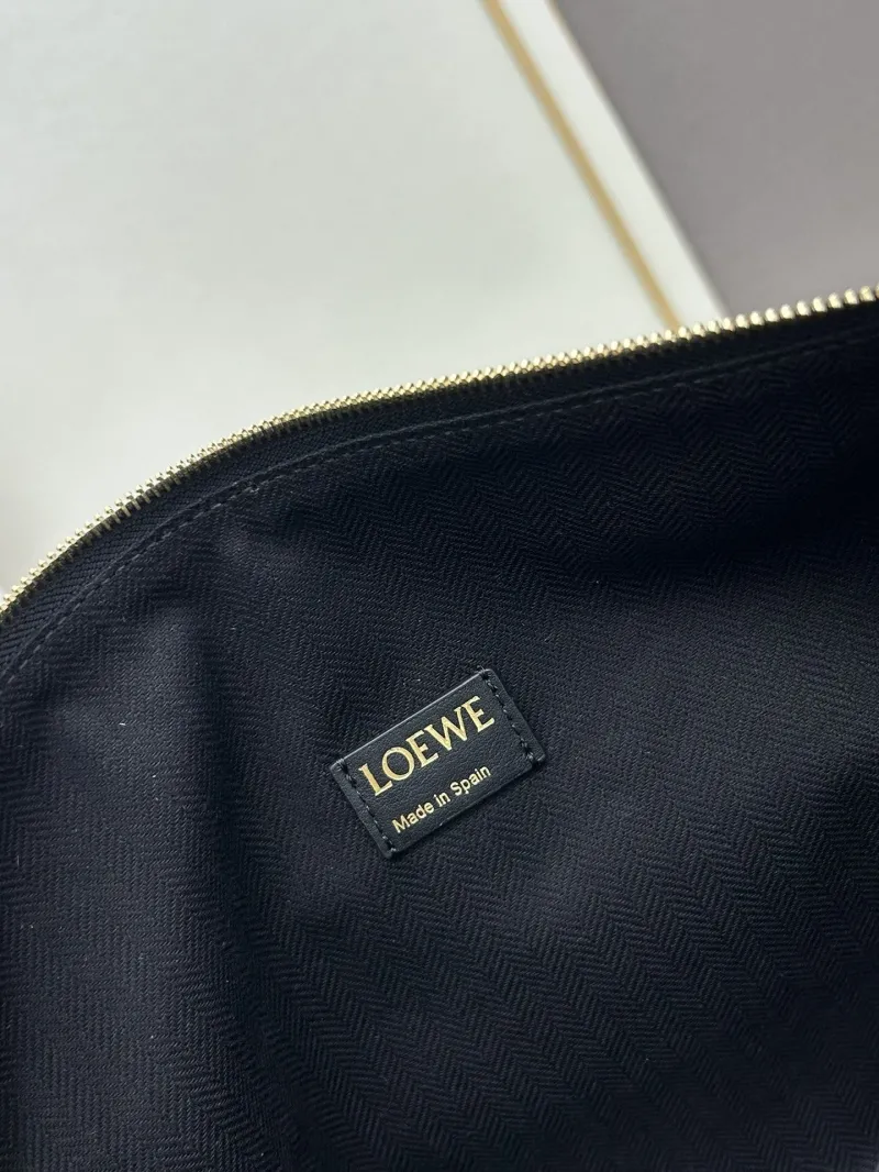 Loewe 652103 Black Monogram Hobo Bag - Image 8