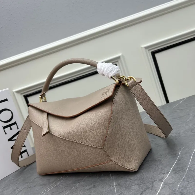 Alternative view of Loewe Beige Leather Crossbody Handbag 911