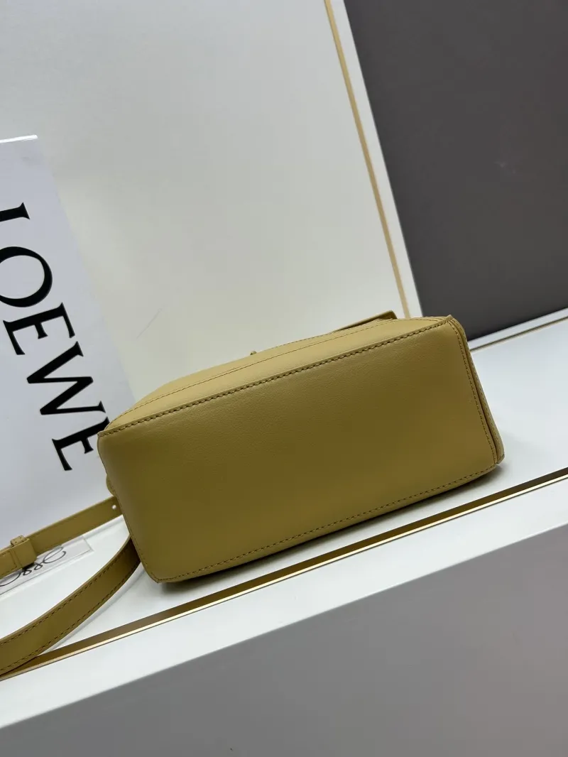 LOEWE Mustard Leather Puzzle Crossbody Bag - Image 5