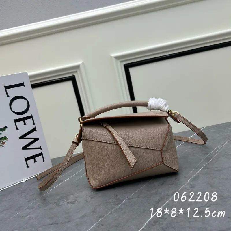 LOEWE Taupe Puzzle Crossbody Bag 062208