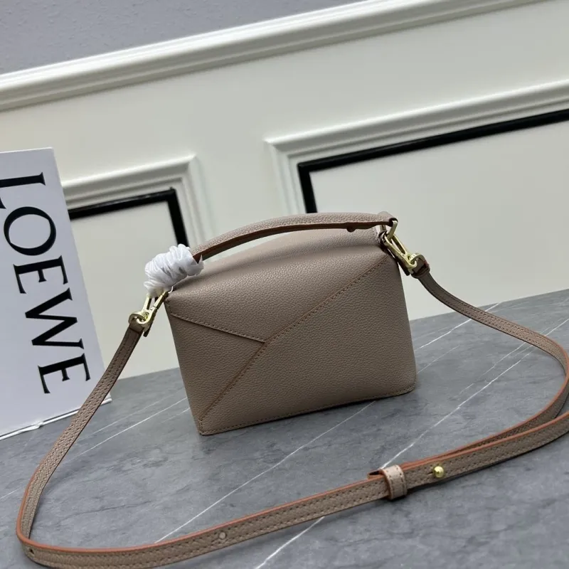 LOEWE Taupe Puzzle Crossbody Bag 062208 - Image 3
