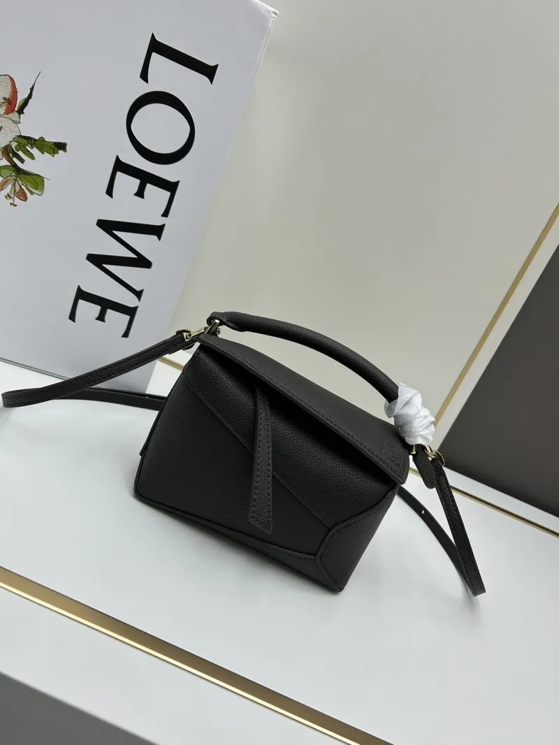 LOEWE Dark Brown Mini Crossbody Handbag 923