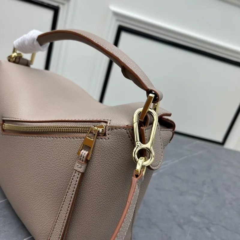 LOEWE Taupe Leather Puzzle Shoulder Bag 062206 - Image 6