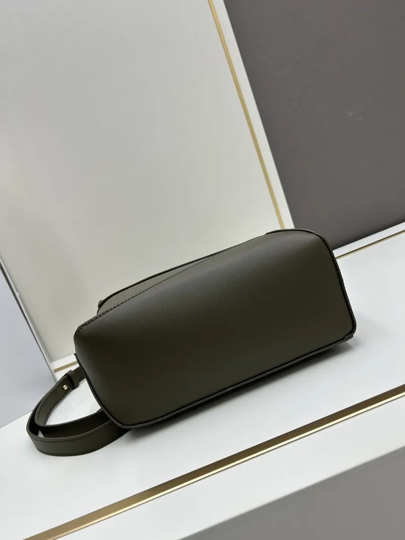 Loewe Olive Green Handle Handbag 937 - Image 6