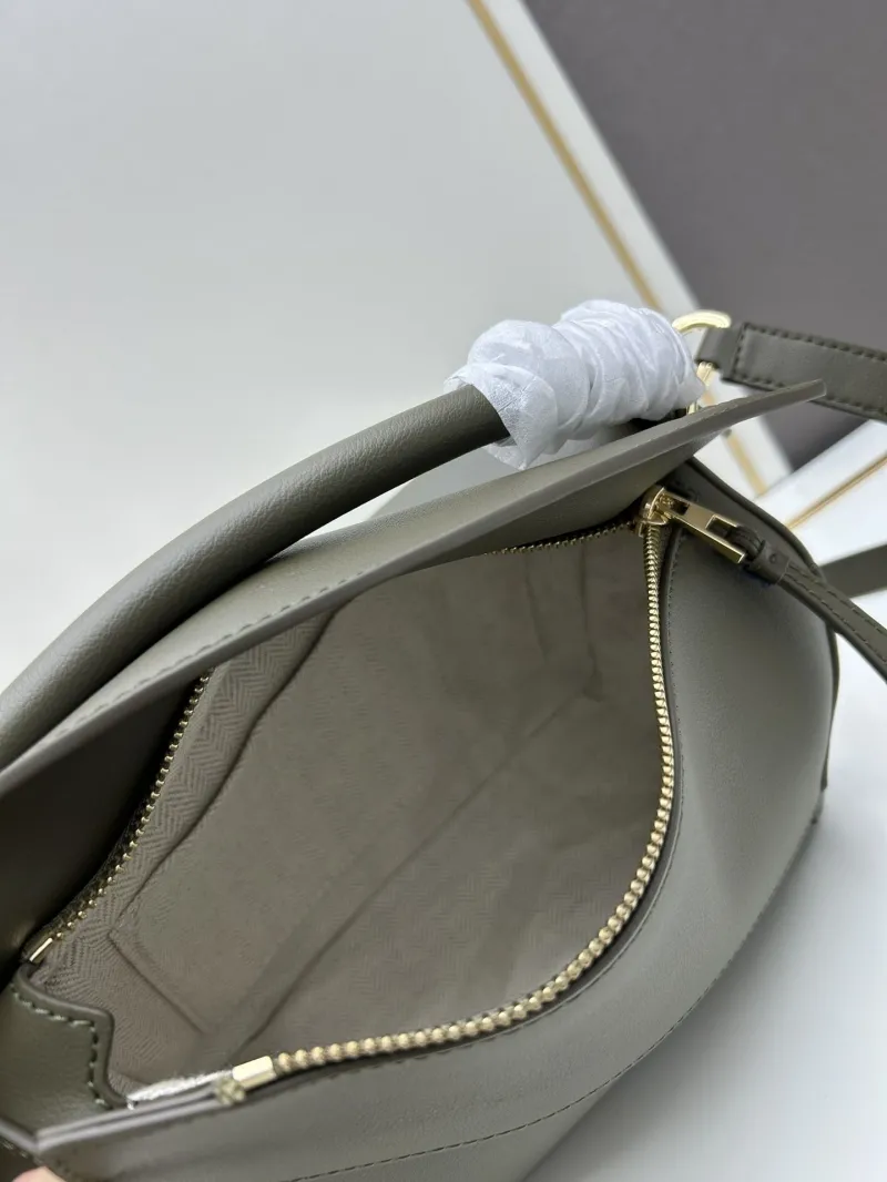 Loewe Olive Green Handle Handbag 937 - Image 7