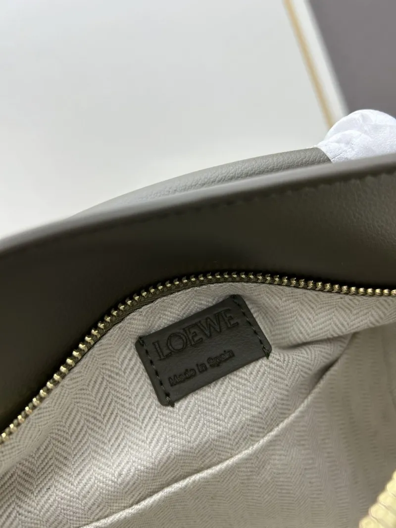 Loewe Olive Green Handle Handbag 937 - Image 8