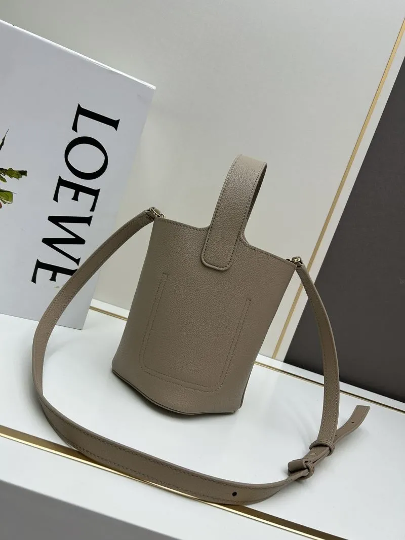 Alternative view of LOEWE S260408 Small Taupe Bucket Bag