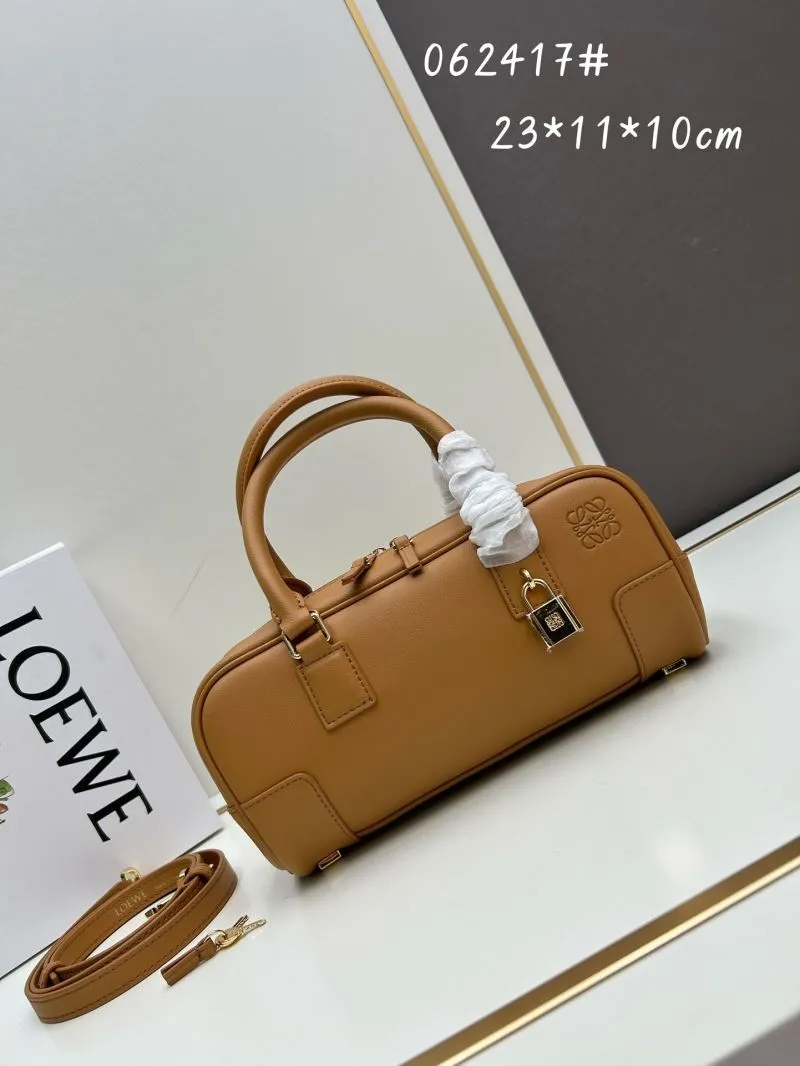 LOEWE Tan Leather Handbag 062417