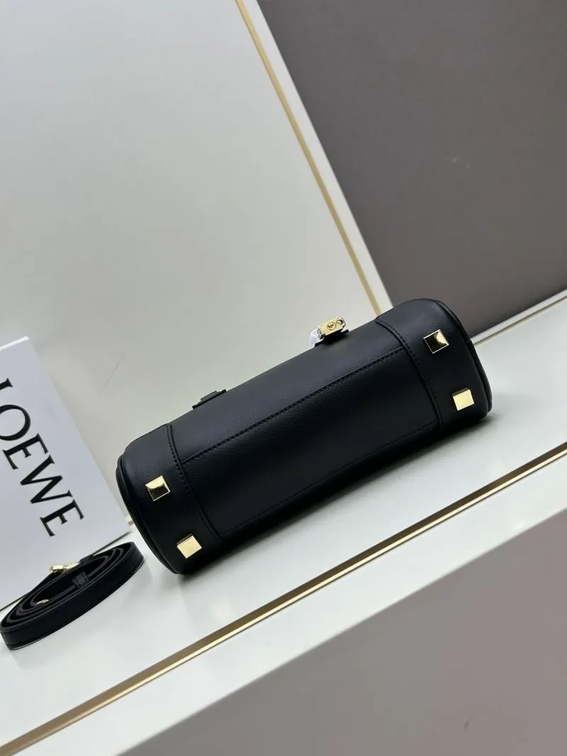 LOEWE Black Leather Handbag 062417 - Image 5