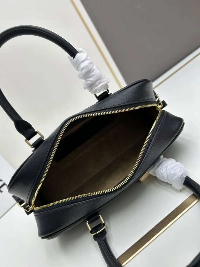 LOEWE Black Leather Handbag 062417 - Image 8