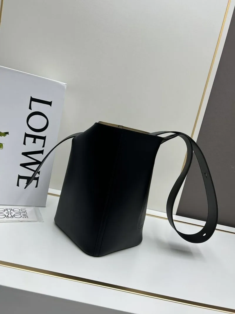 Alternative view of LOEWE Black Bucket Bag 652288