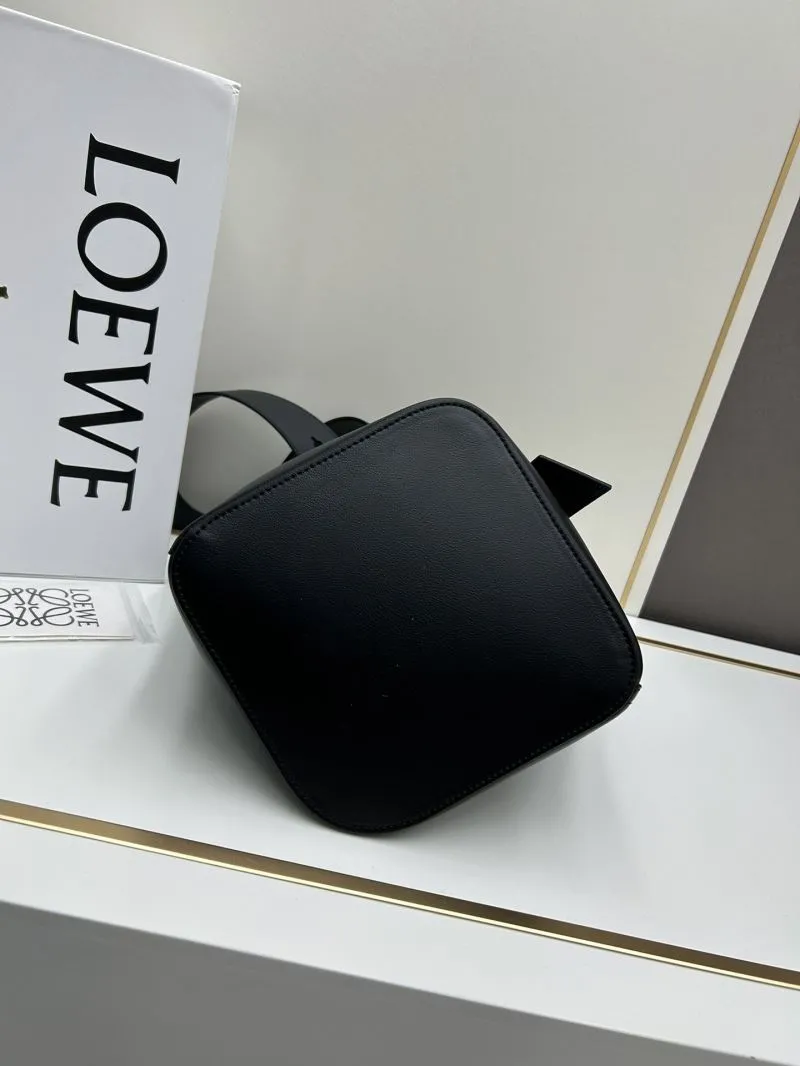 LOEWE Black Bucket Bag 652288 - Image 6