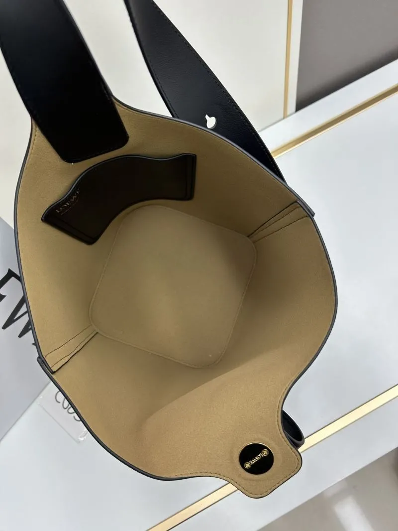 LOEWE Black Bucket Bag 652288 - Image 7
