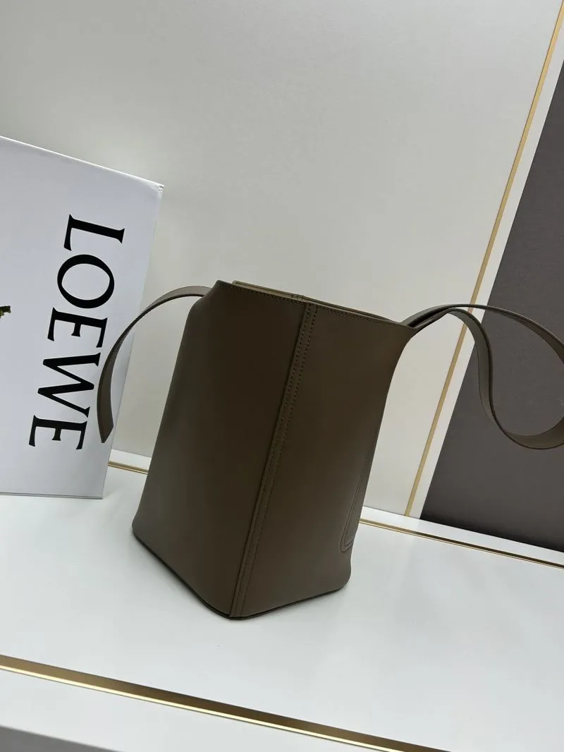 Alternative view of LOEWE Taupe Leather Bucket Bag 652288