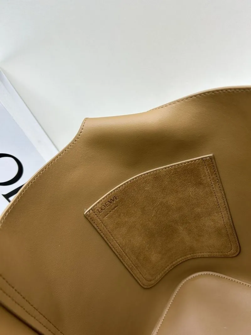 LOEWE Brown Suede Bucket Bag 652288 - Image 8