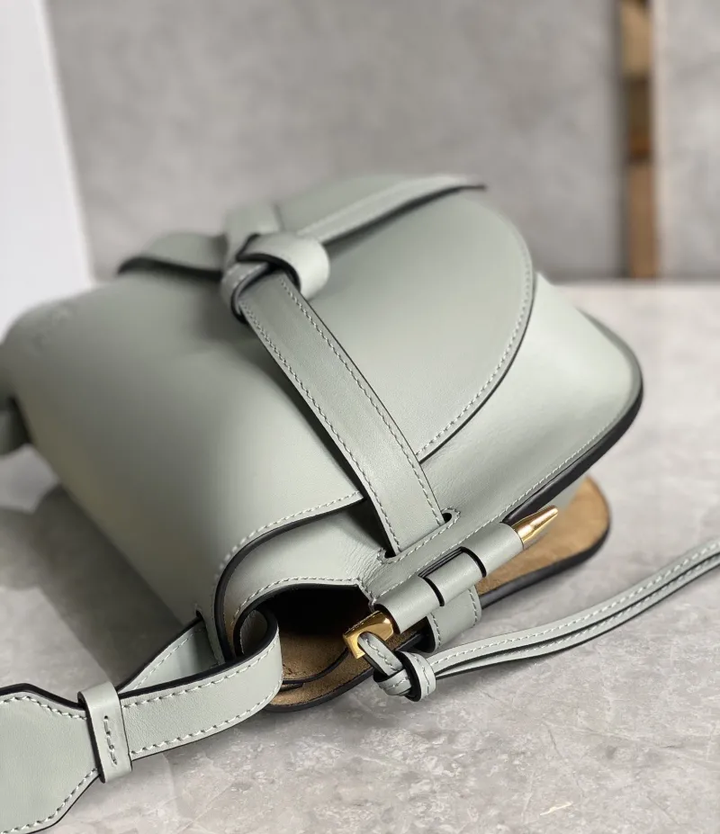 Loewe Light Green Saddle Crossbody Bag - Image 4