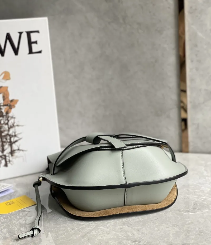 Loewe Light Green Saddle Crossbody Bag - Image 5