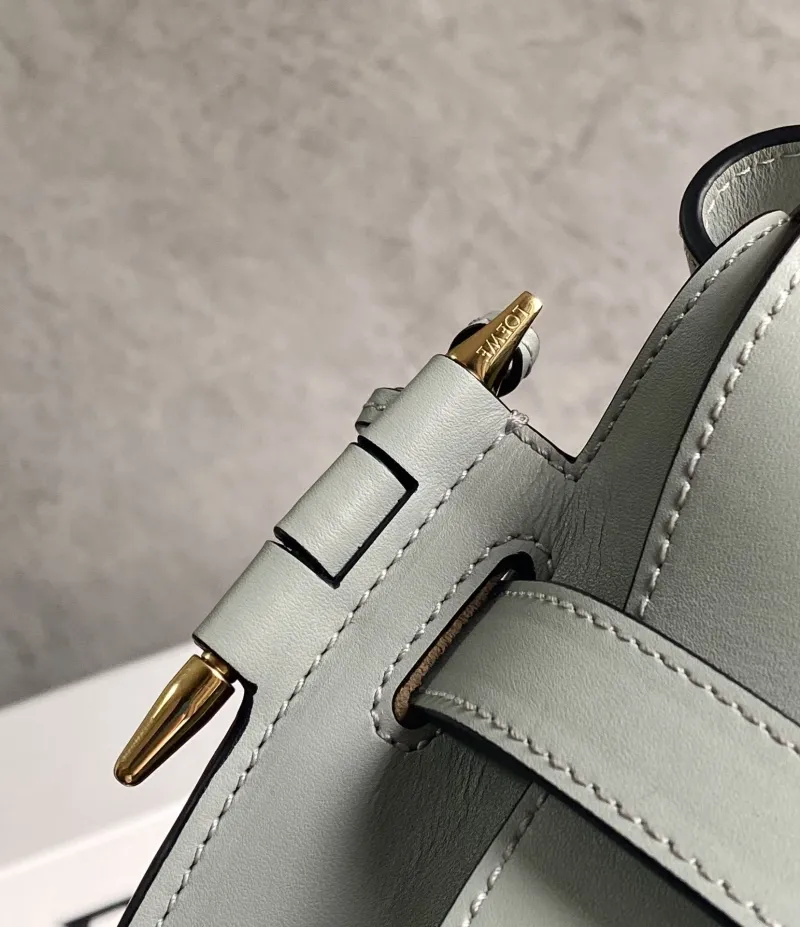 Loewe Light Green Saddle Crossbody Bag - Image 9