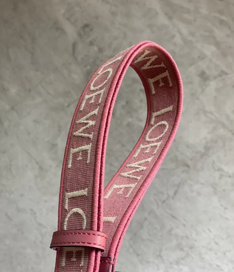 LOEWE Pink Small Saddle Crossbody Bag - Image 7