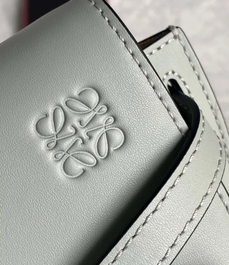 LOEWE Light Green Saddle Crossbody Bag - Image 4