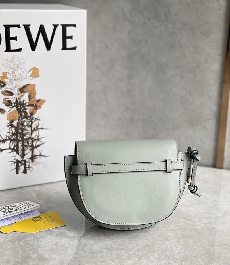 LOEWE Light Green Saddle Crossbody Bag - Image 5