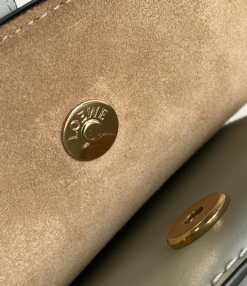LOEWE Light Green Saddle Crossbody Bag - Image 6