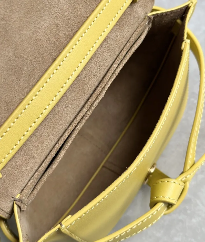 Loewe Yellow Saddle Crossbody Bag - Image 7