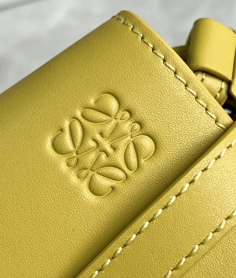 Loewe Yellow Saddle Crossbody Bag - Image 8