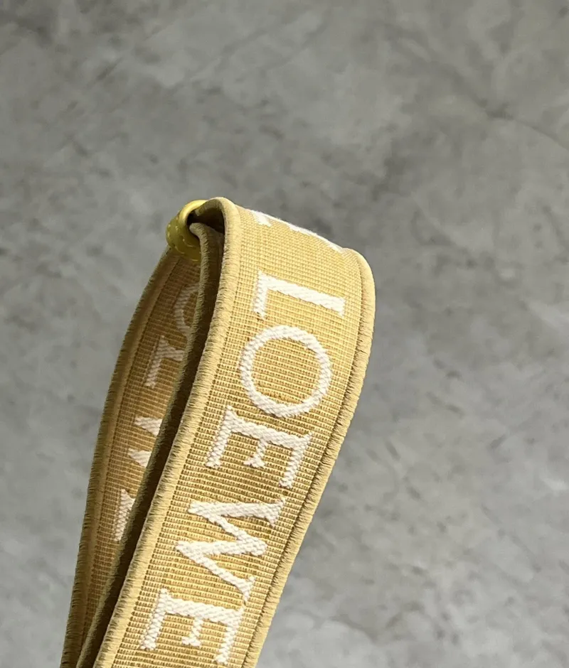 Loewe Yellow Saddle Crossbody Bag - Image 9