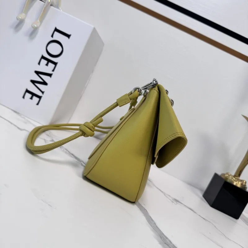 Alternative view of LOEWE Yellow Leather Satchel Bag