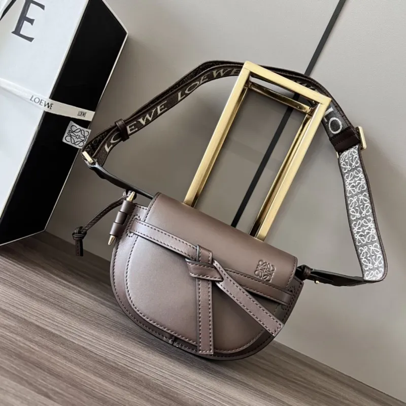 Alternative view of Loewe Brown Saddle Crossbody Bag