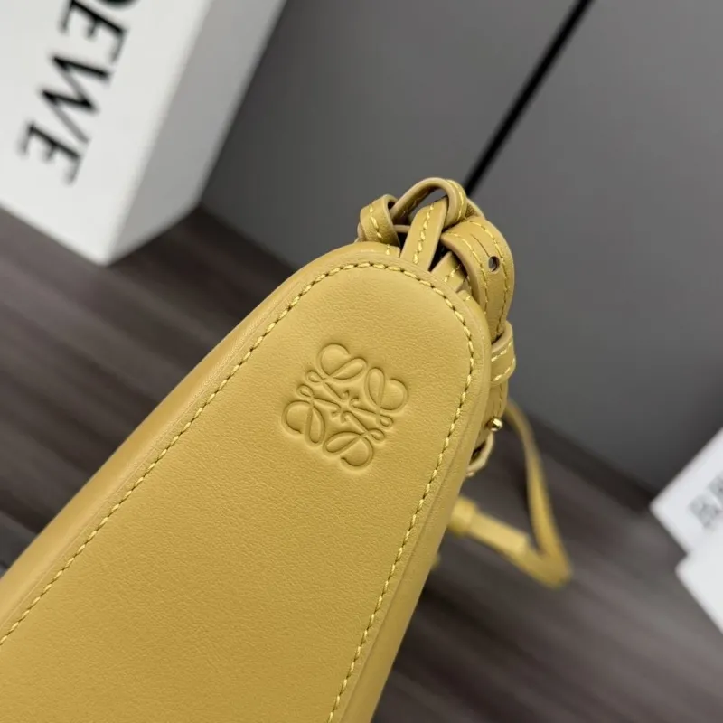 Loewe Yellow Crossbody Satchel Bag - Image 5
