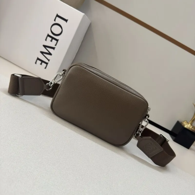 LOEWE Taupe Crossbody Bag 111 - Image 3