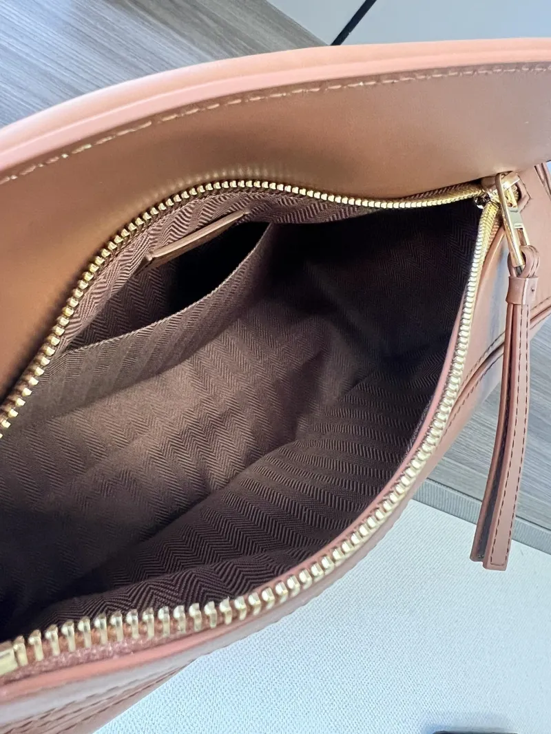 LOEWE Brown Leather Satchel Bag 141 - Image 8