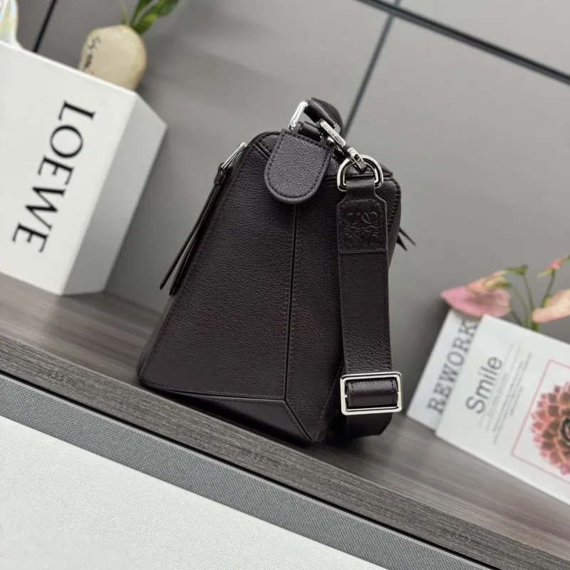 Alternative view of LOEWE Dark Brown Leather Satchel Bag