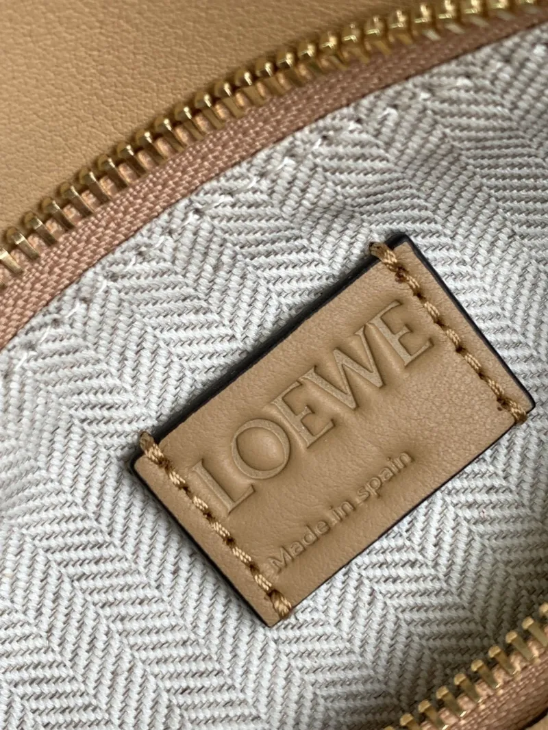 Loewe Beige White Puzzle Satchel Bag 146 - Image 9
