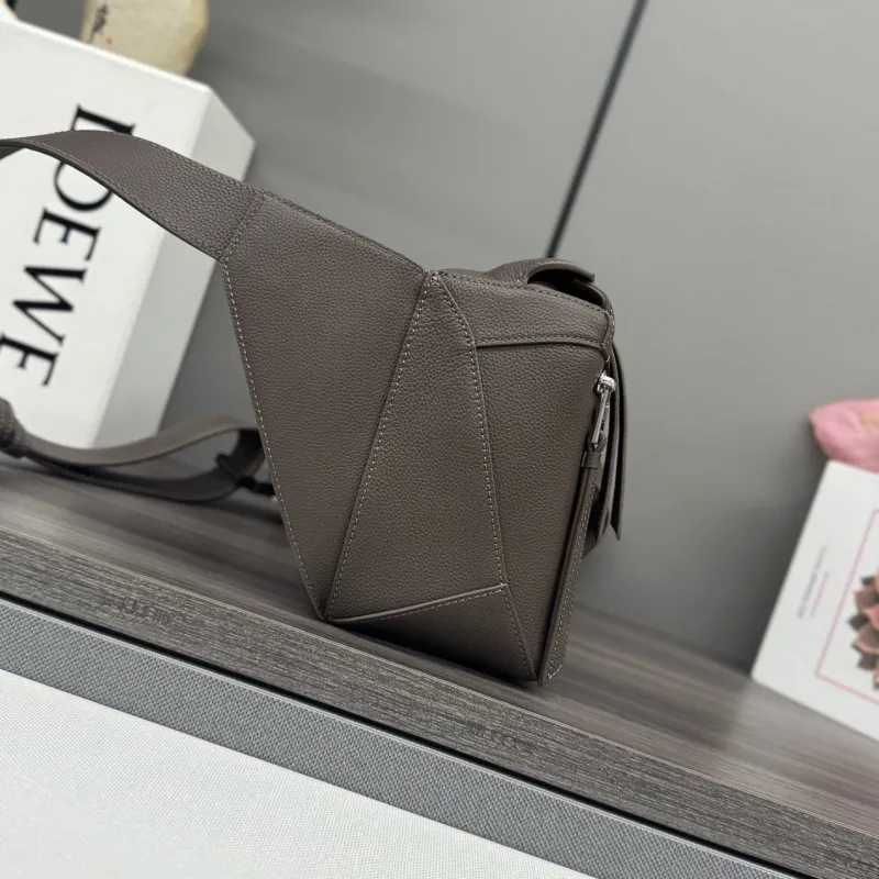 Alternative view of Loewe Brown Leather Satchel Crossbody Bag