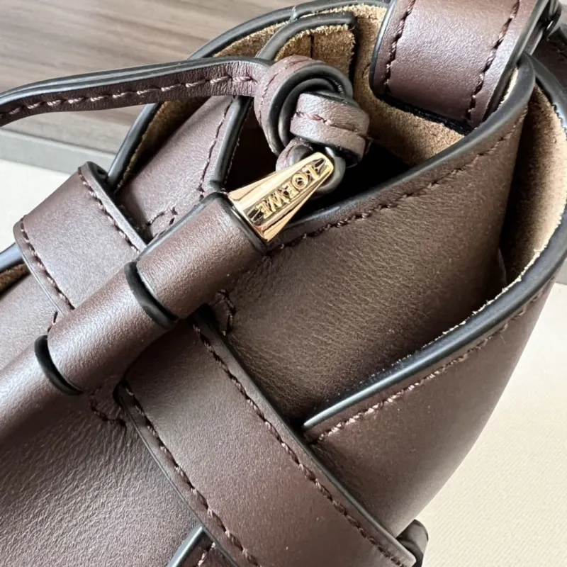 LOEWE Brown Saddle Crossbody Bag 183 - Image 7