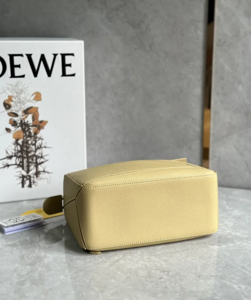 Loewe Pale Yellow Satchel Bag 365 - Image 5