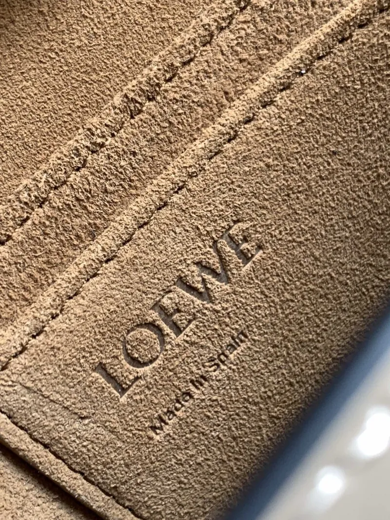 Loewe Tan Gray Saddle Crossbody Bag 451 - Image 9