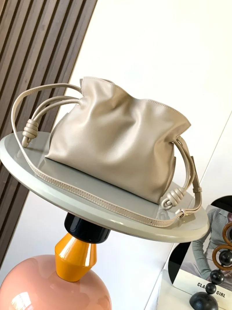 Loewe Beige Crossbody Bucket Bag - Image 3