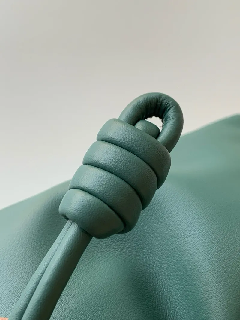 LOEWE Teal Satchel Crossbody Bag 474 - Image 6