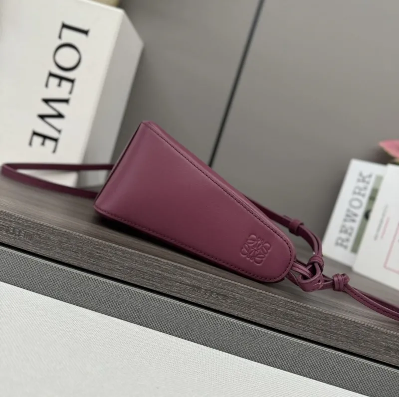 Alternative view of Loewe Burgundy Satchel Crossbody Bag