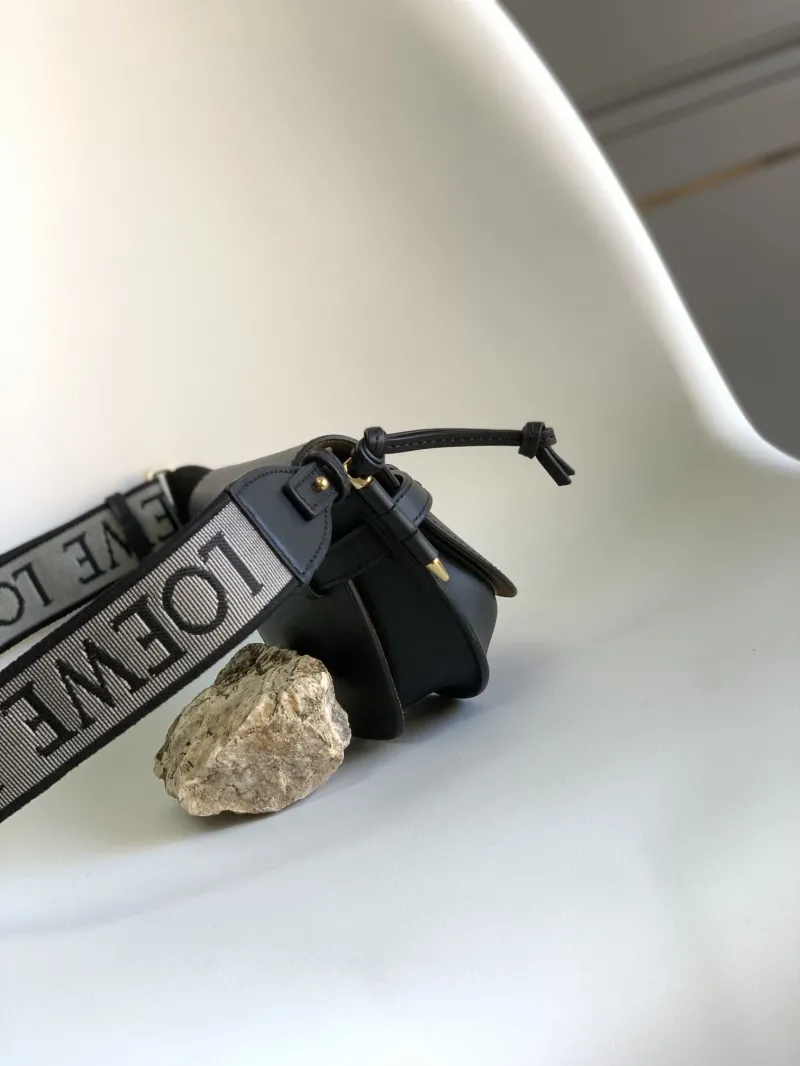 Alternative view of Loewe Black Saddle Crossbody Bag 501